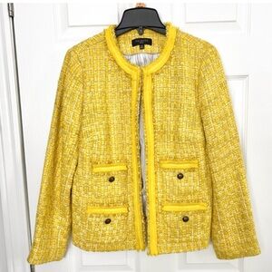 🎉Host Pick🎉 NWOT - Yellow Tweed Blazer - Petite